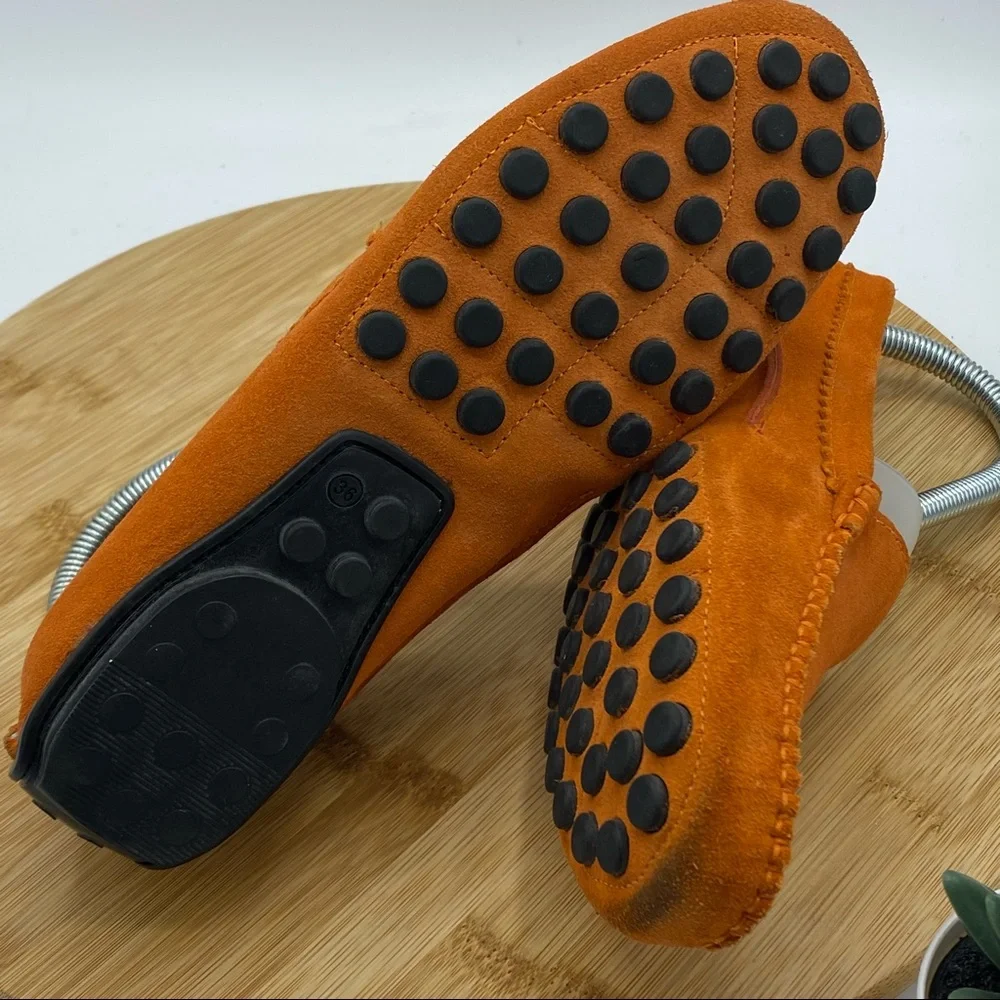 French Sole FS/NY || Carrot Moccasins; Size 5 1/2 - Picture 13 of 17